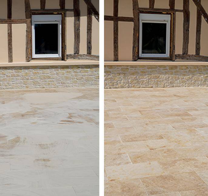 Nettoyant Laitances Ciment Trace Blanche Joint Net Guard Fin Chantier Formule Végétale 10 Min Toute Pierre 5L 30m2 - Image 3