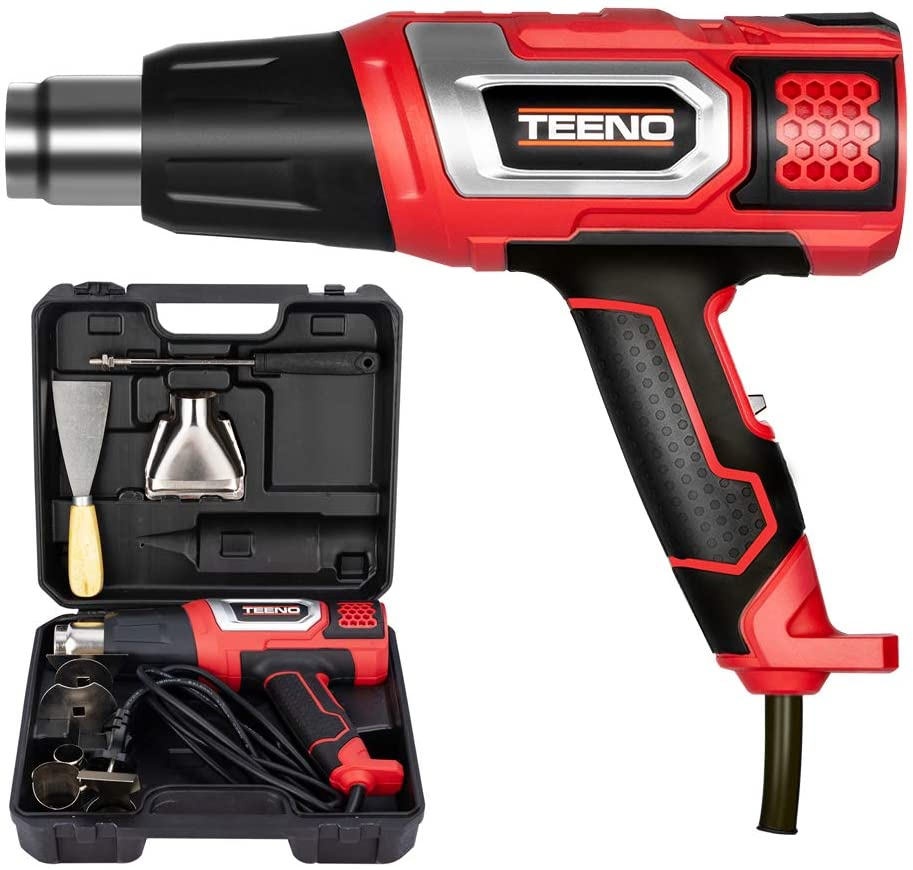 Décapeur thermique 2000W Pistolet à Air Chaud coffret avec 8 accessoires - Image 1