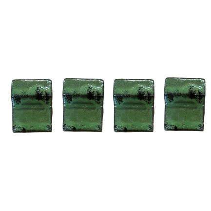 Provencelia - Lot de 4 pieds de pot 6cm vert profond
