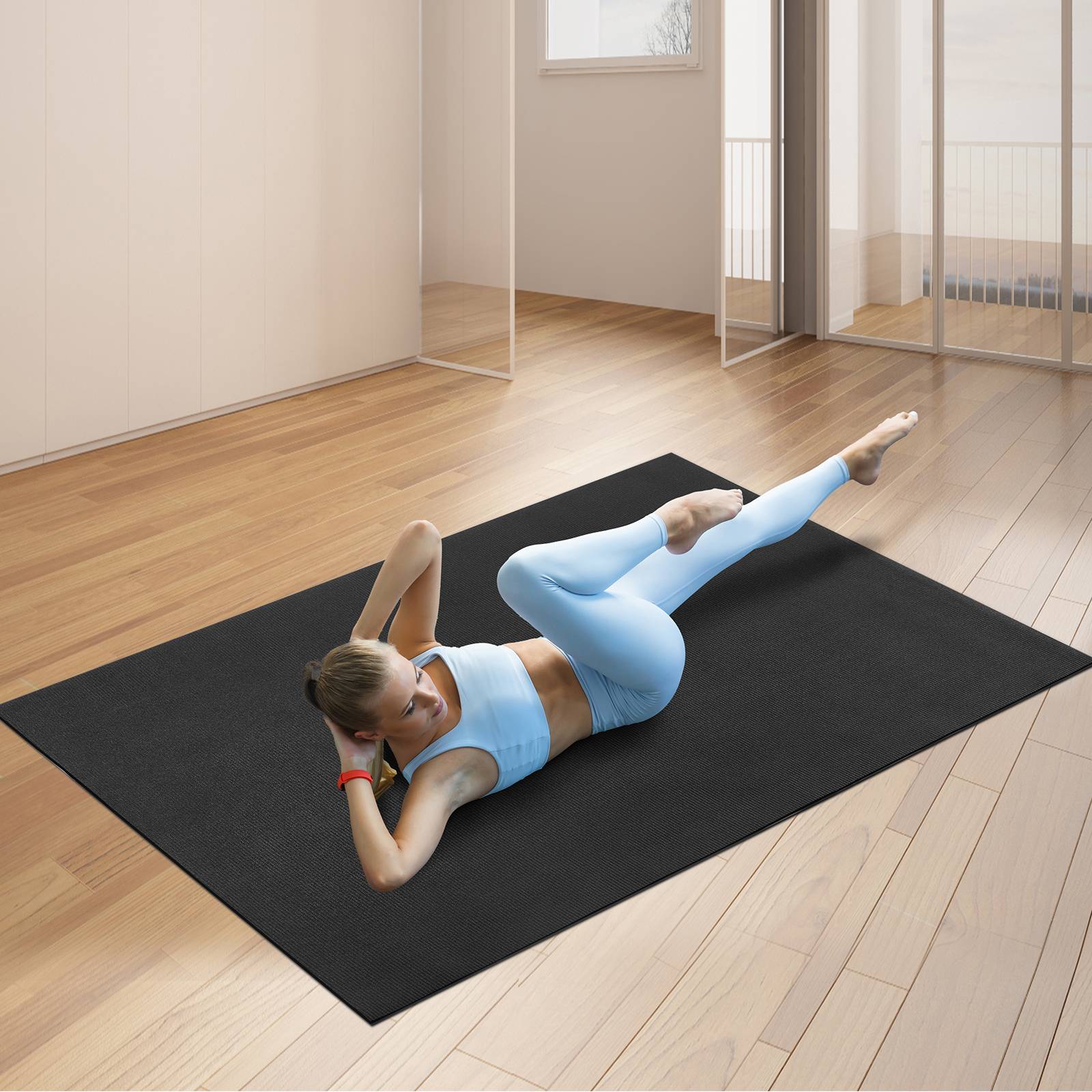 VEVOR Tapis de yoga antidérapant tapis d'entraînement 2120 x 1530 mm pilates - Image 8