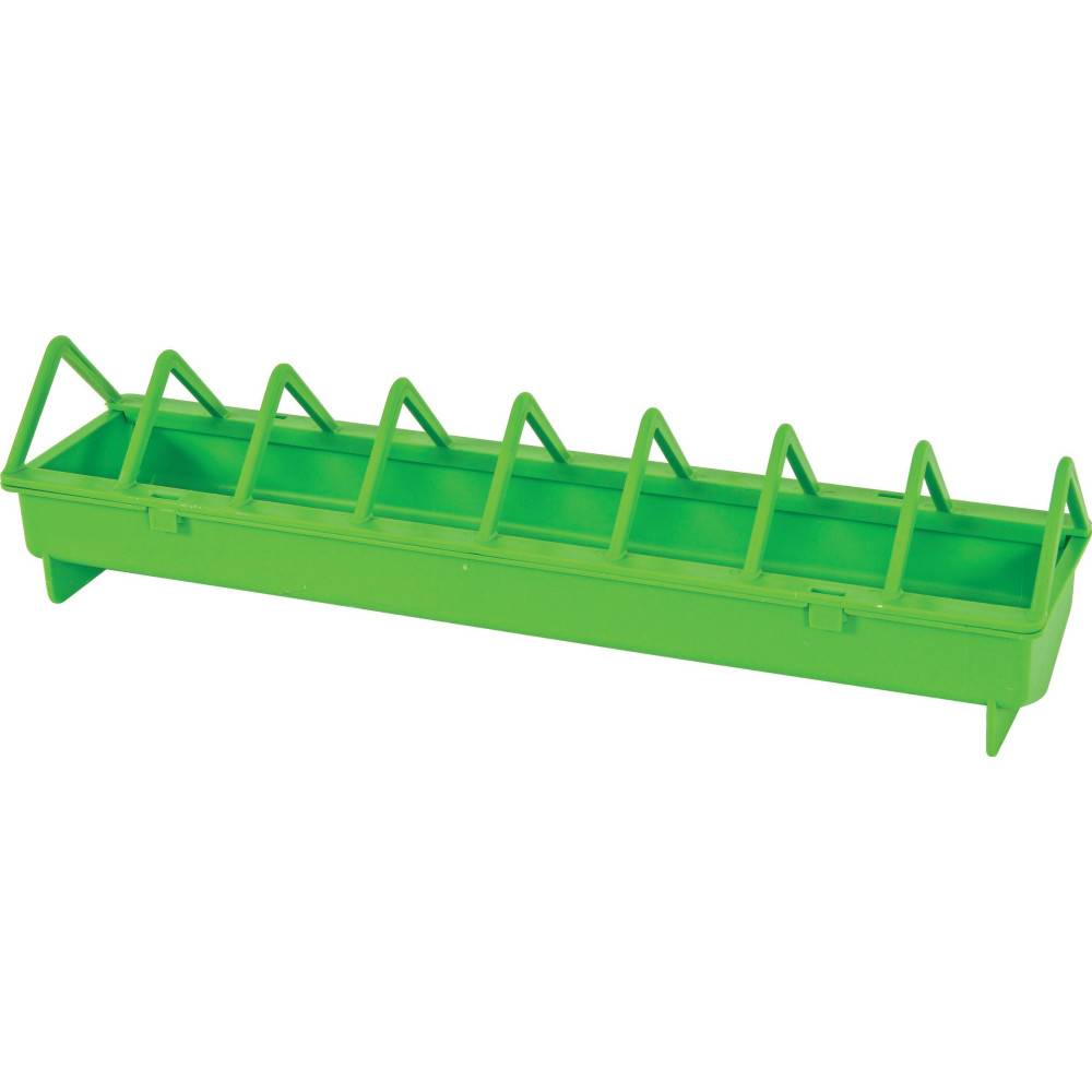 animallparadise - Mangeoire 40 cm vert en plastique  pour basse cour - Imagen 1