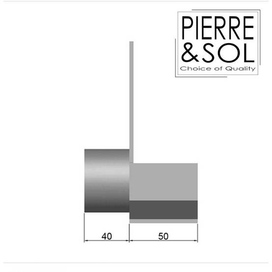 Pièce de fermeture Side Drain L&S - LINE ECO - 130 mm About Gauche fermé - Image 3