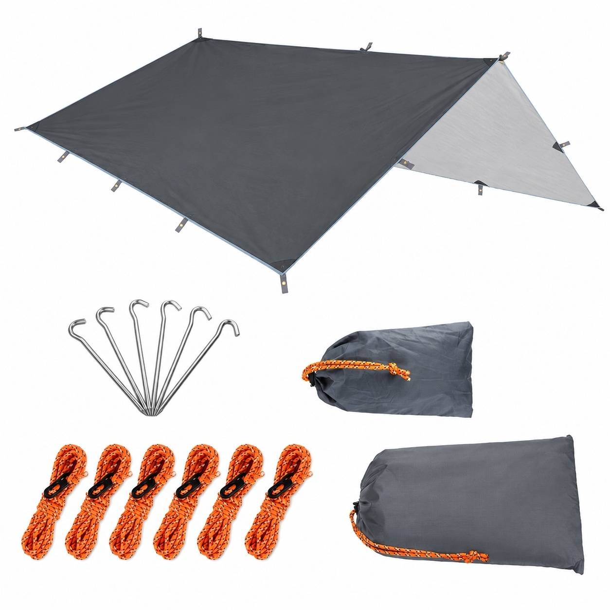 Tarp Léger Imperméable pour Hamac et Bivouac - Image 1