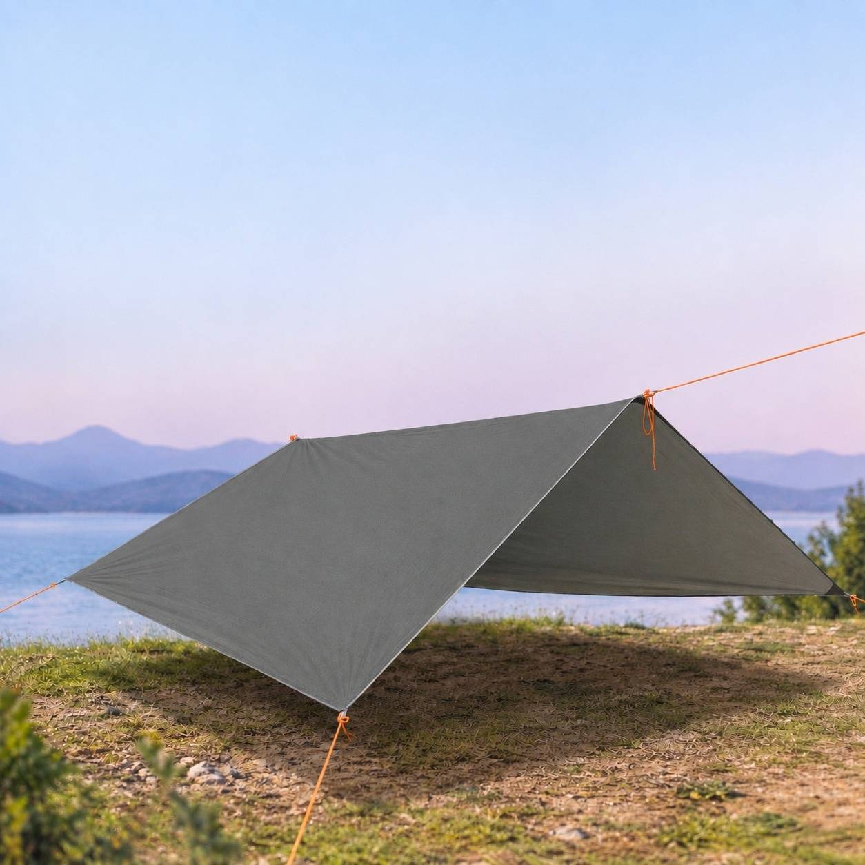 Tarp Léger Imperméable pour Hamac et Bivouac - Image 4
