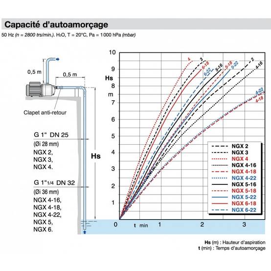 Pompe a eau domestique Calpeda NGX416 1,10 KW - Triphasé 380V - Jusqu'à 4,5 M3/H - Approvisionnement en eau - Pompage d'eau - Augmenter la pression de - Image 3