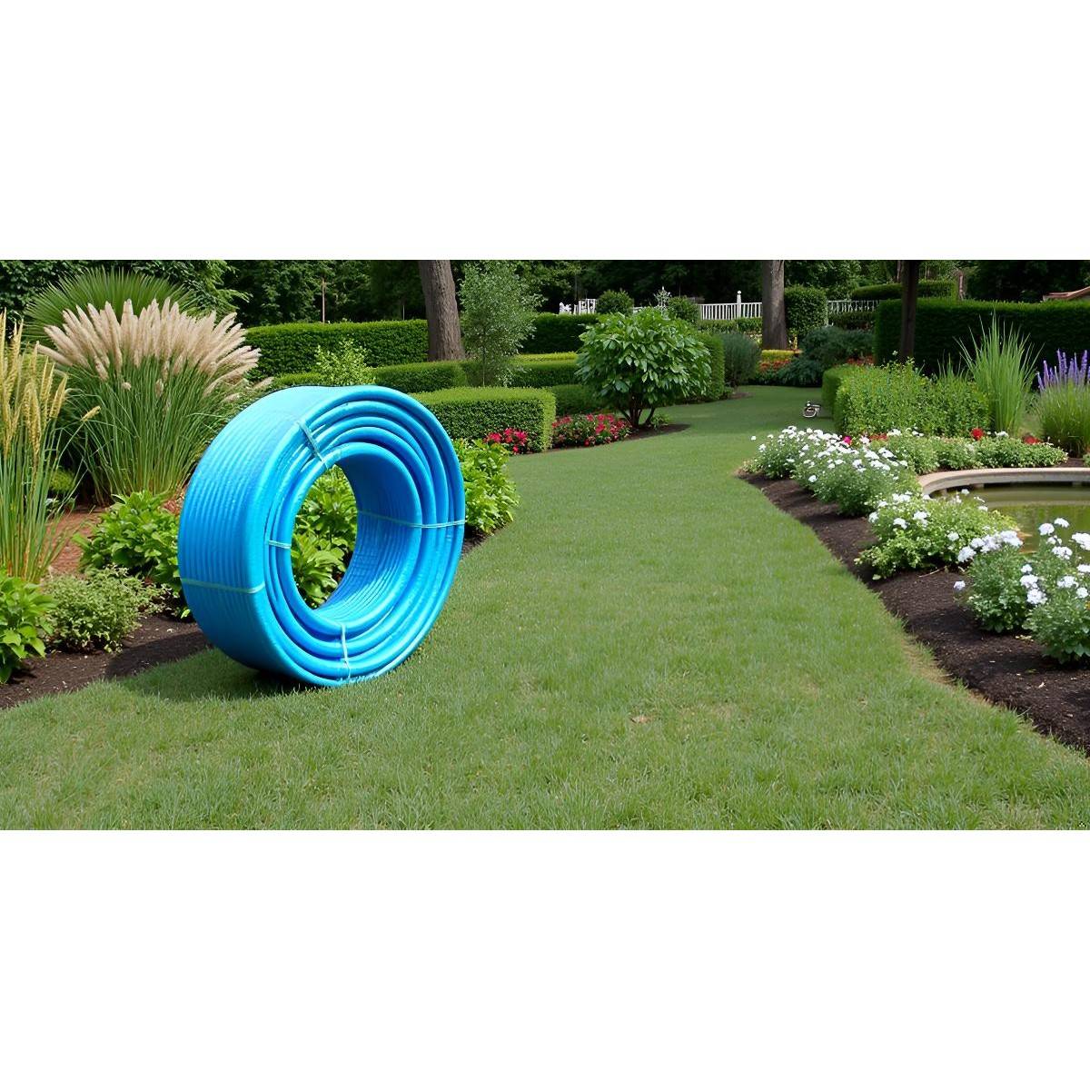 Tuyau Arrosage 50m Ultra renforcé Anti-UV, Flexible et Haute résistance Diamètre 19mm Jardin Potager VITO - Image 5