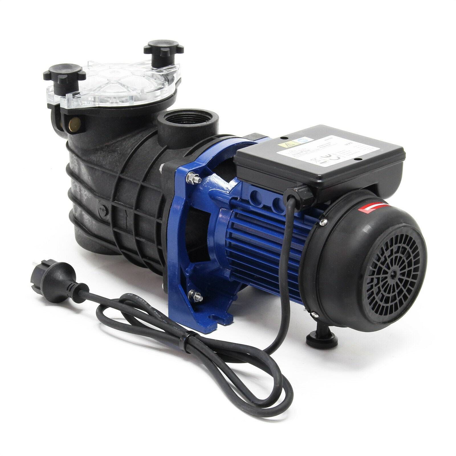 Helloshop26 - Pompe de piscine 370 watts débit 220l/min pompe de circulation 11 m filtration eau - Imagen 3