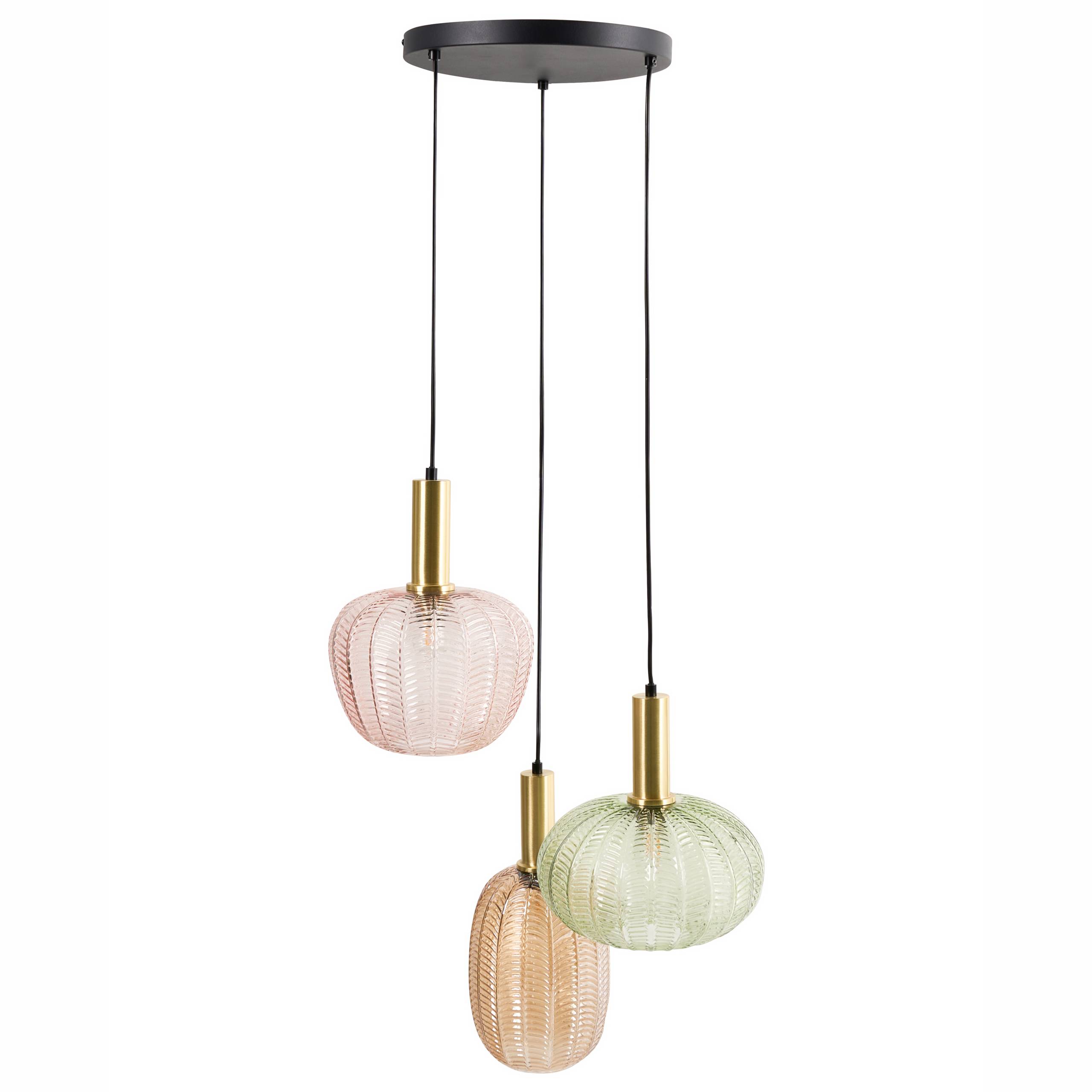 Beliani - Lampe suspension Métal Multicolore NJORO - 45x45x121- Beliani - Image 2