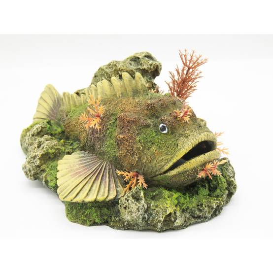 Vadigran - Poisson avec diffuseur de bulle 21 x 14.5 x 9 cm décoration aquarium - Image 1