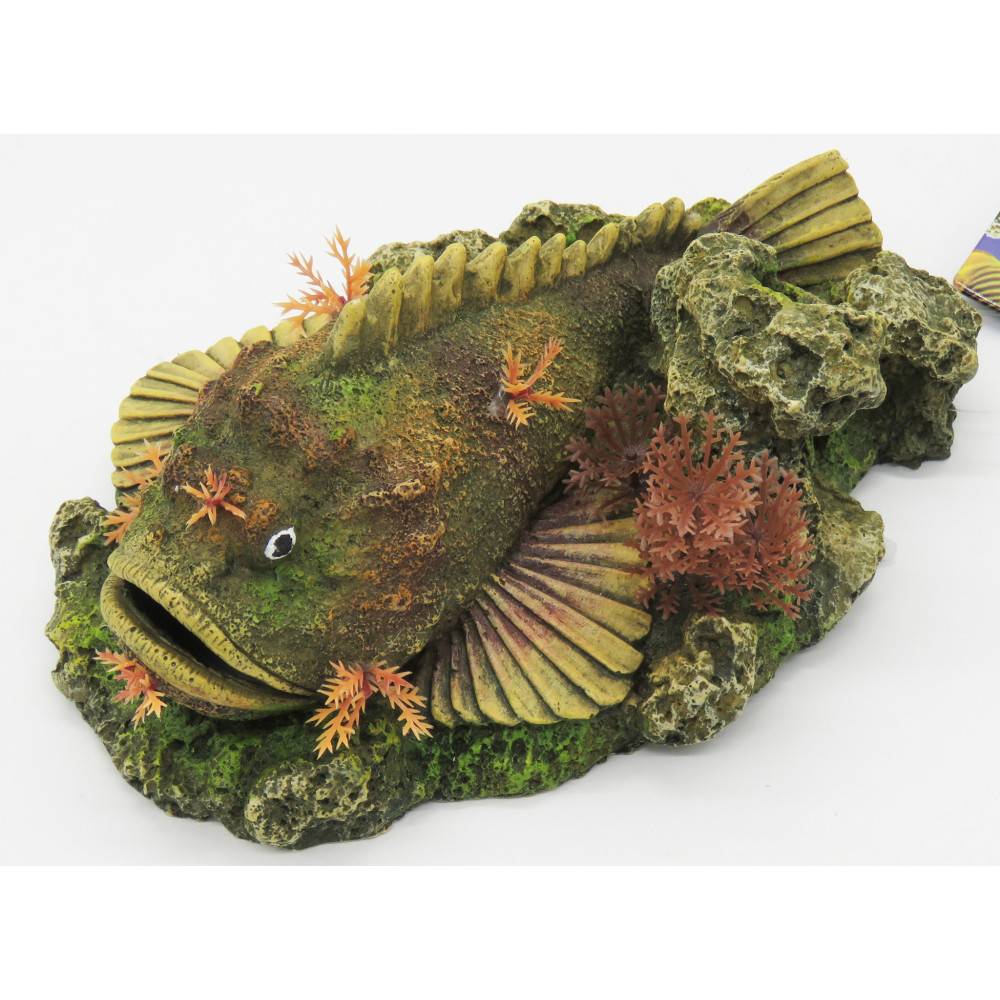 Vadigran - Poisson avec diffuseur de bulle 21 x 14.5 x 9 cm décoration aquarium - Imagen 4