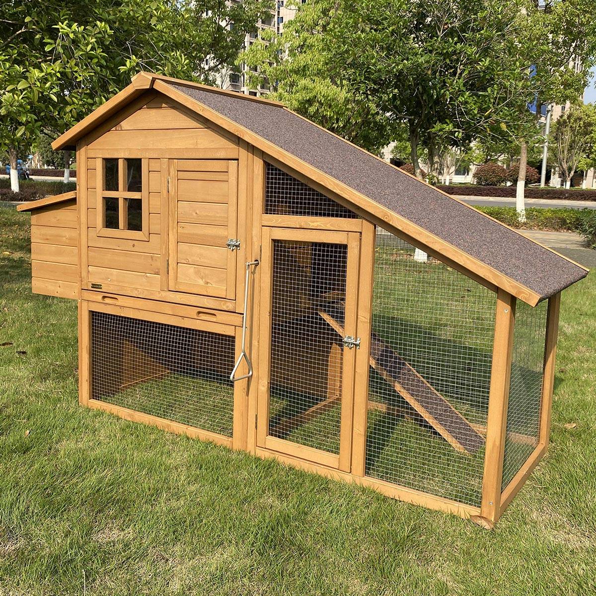 Poulailler en bois 3 poules Minnesota - Cémonjardin - Imagen 4