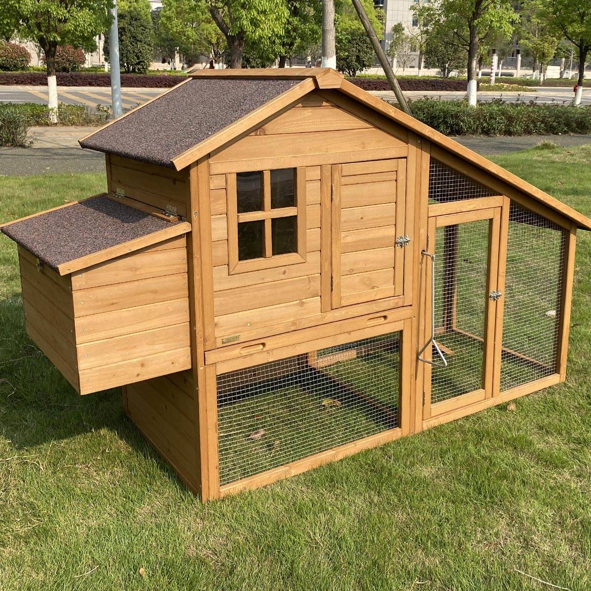 Poulailler en bois 3 poules Minnesota - Cémonjardin - Imagen 3