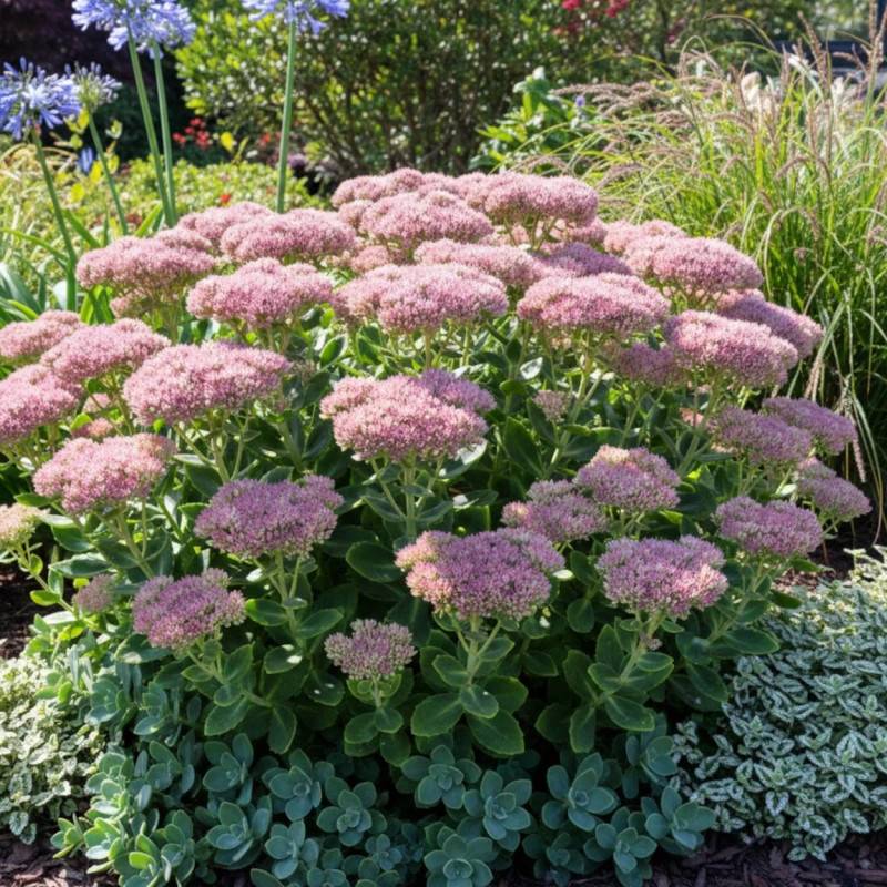 Orpin Rosenteller, Sedum à fleurs Rose/ - feuillage Caduc - Godet - 5/20 cm - Imagen 1