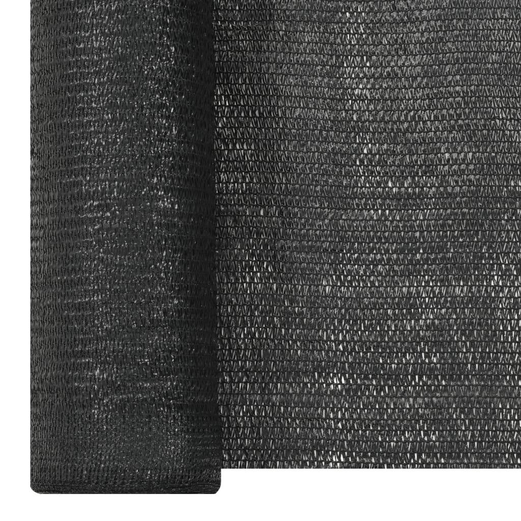 Helloshop26 - Filet brise-vue 1,5x50 m pehd 150 g/m² noir - Imagen 3