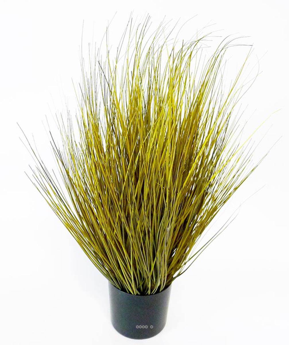 Artificielles - Isolepsis Herbes Graminées artificielles Vert H61 cm en pot très dense - Imagen 2