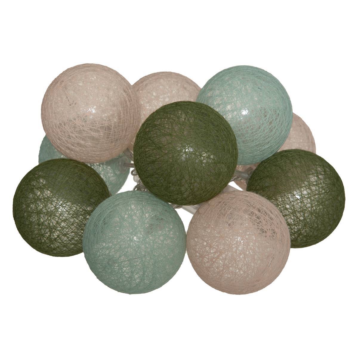 Atmosphera - Guirlande LED à piles 10 boules - Atmosphera Créateur d'intérieur - Image 1