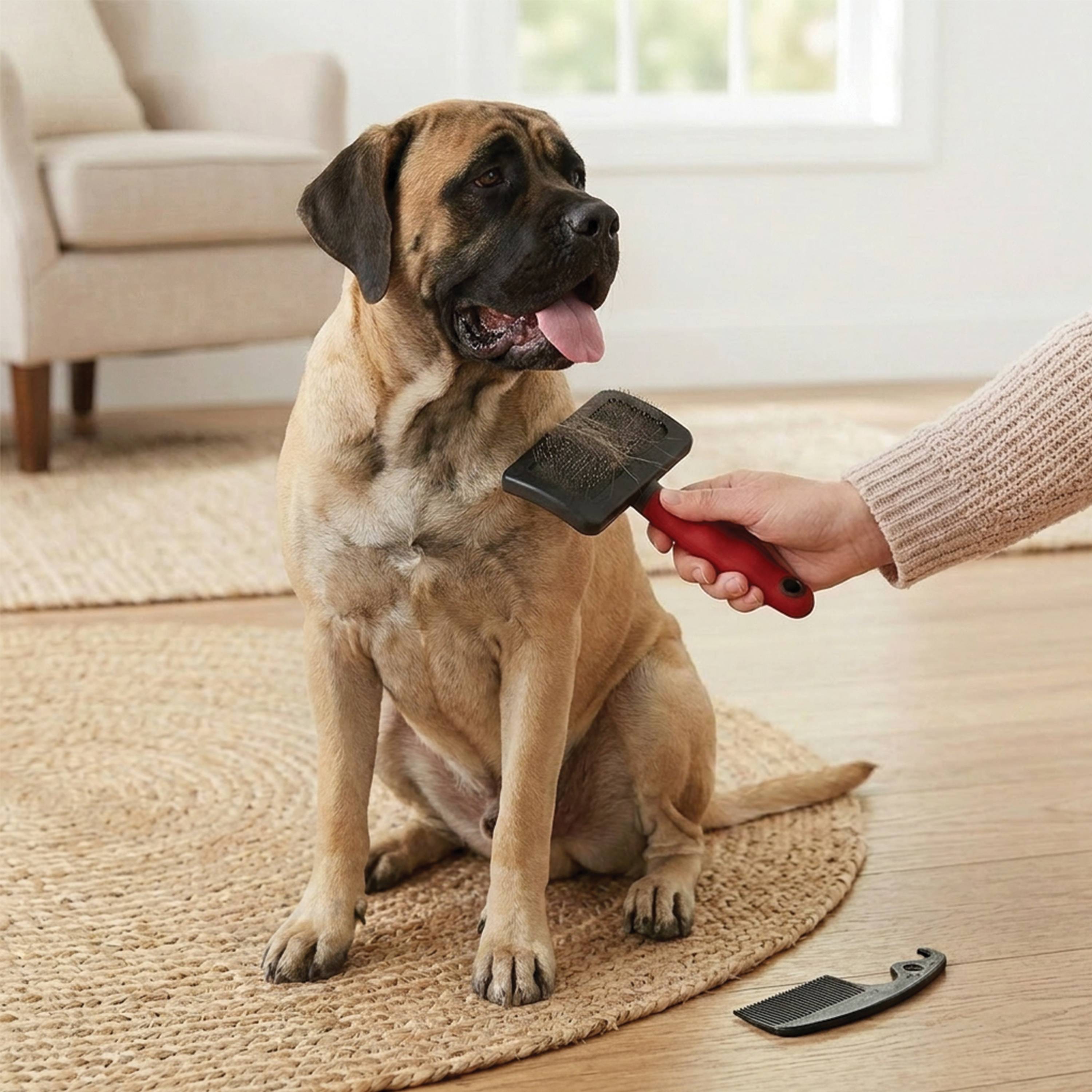 Ferplast - GRO 5946 LARGE Ferplast brosse chiens chats poil moyen long sous-poil - Image 3