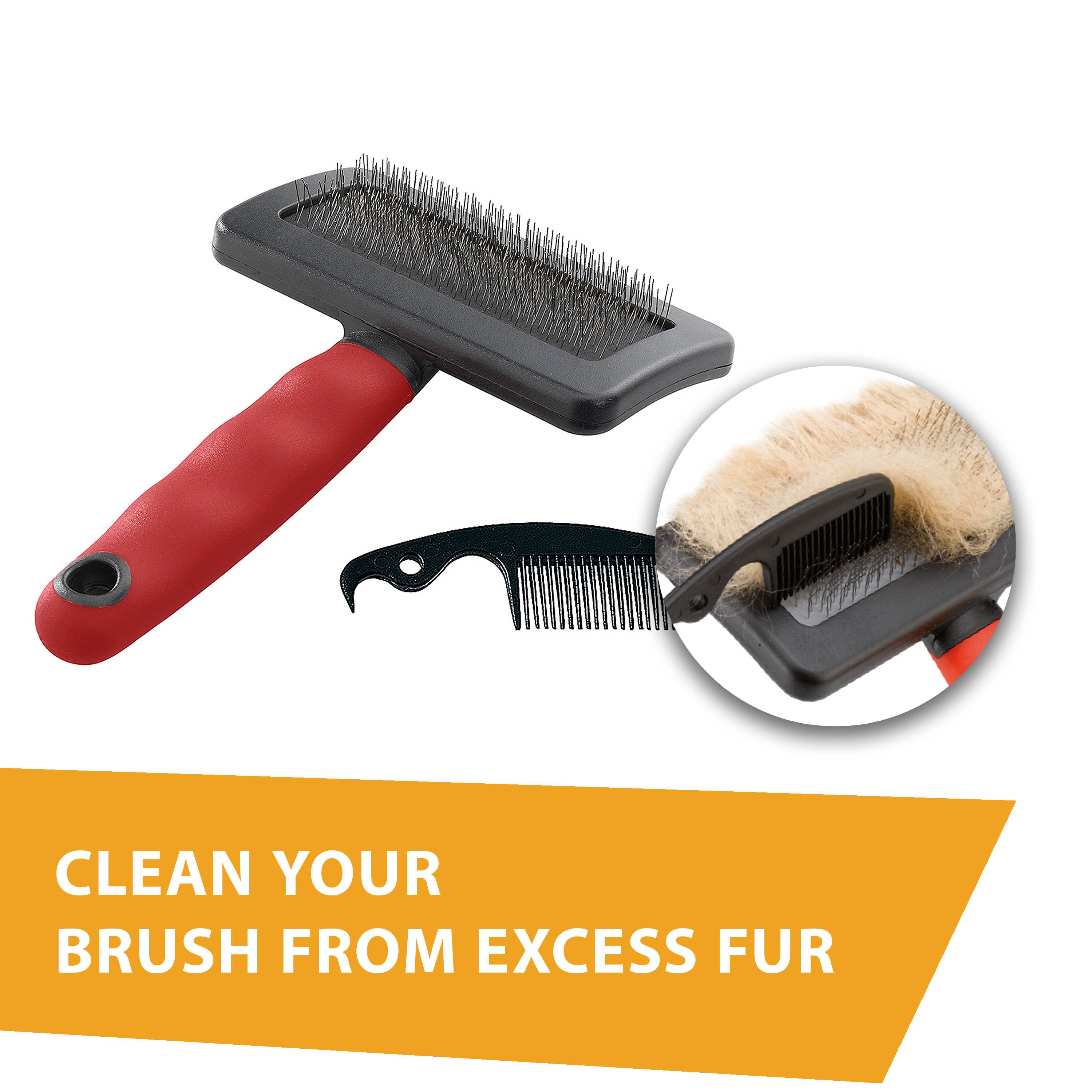 Ferplast - GRO 5946 LARGE Ferplast brosse chiens chats poil moyen long sous-poil - Image 5