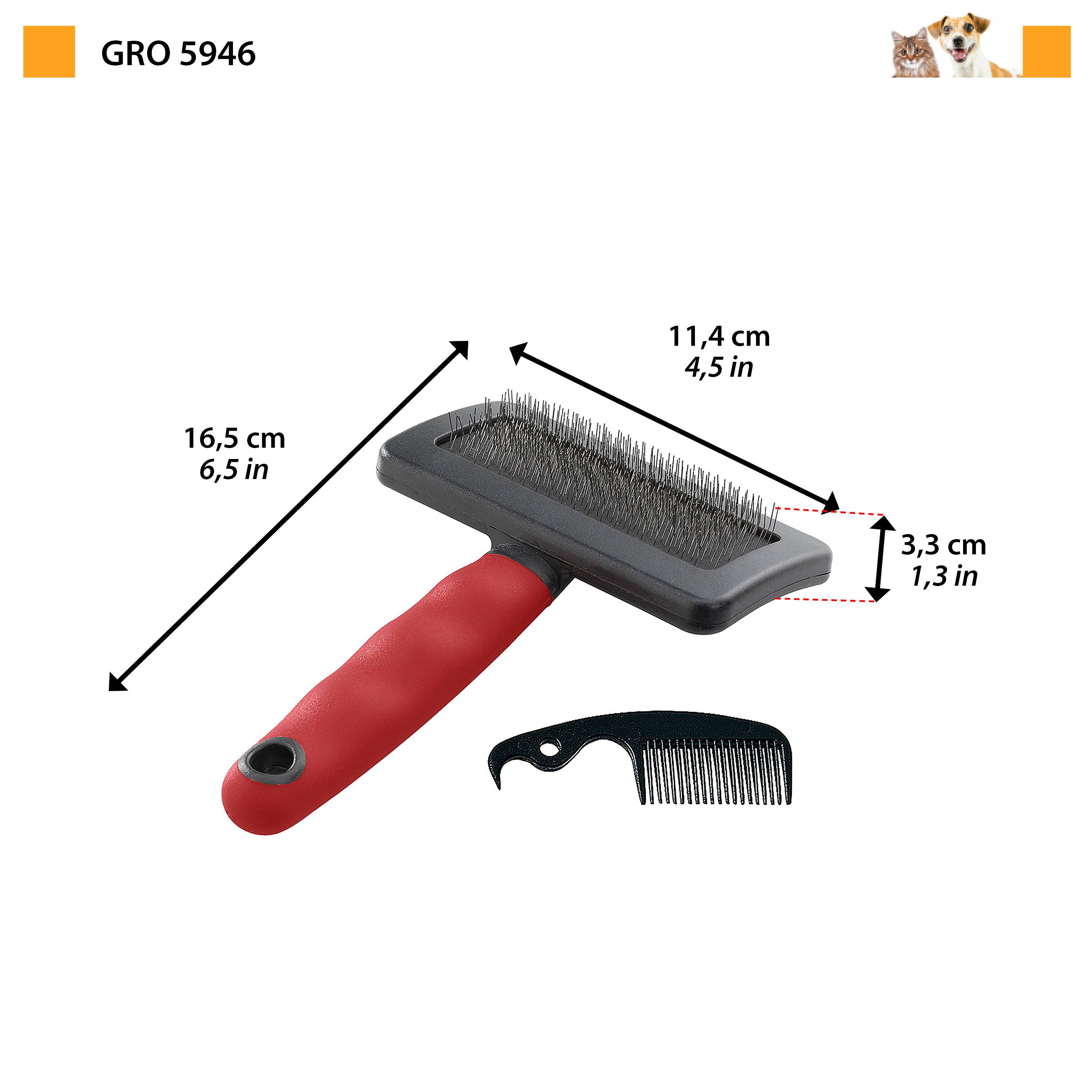 Ferplast - GRO 5946 LARGE Ferplast brosse chiens chats poil moyen long sous-poil - Image 2
