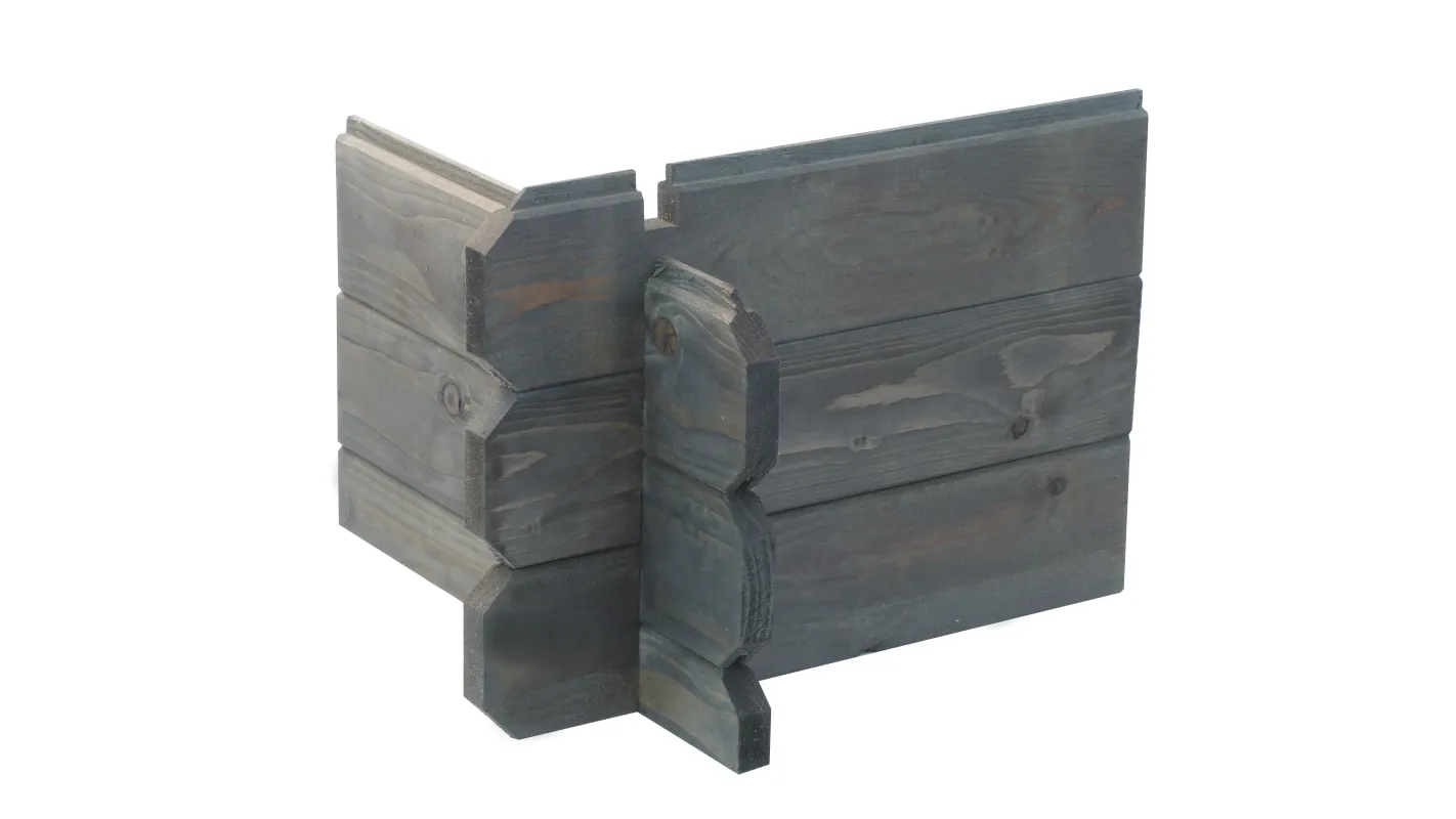 Altanka - Abri de jardin en bois - 6m2 - 2,46x2,46m - Traité - Ep. 19mm - Couleur: gris - DOM280 - Imagen 6