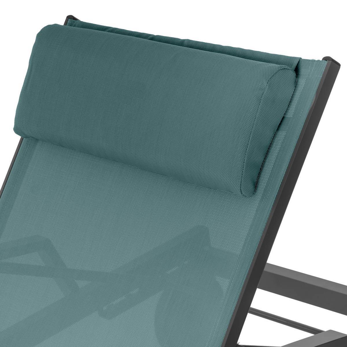 Hesperide - Transat "Ocala" vert jade & graphite 2 roues en aluminium traité époxy Hespéride - Imagen 3