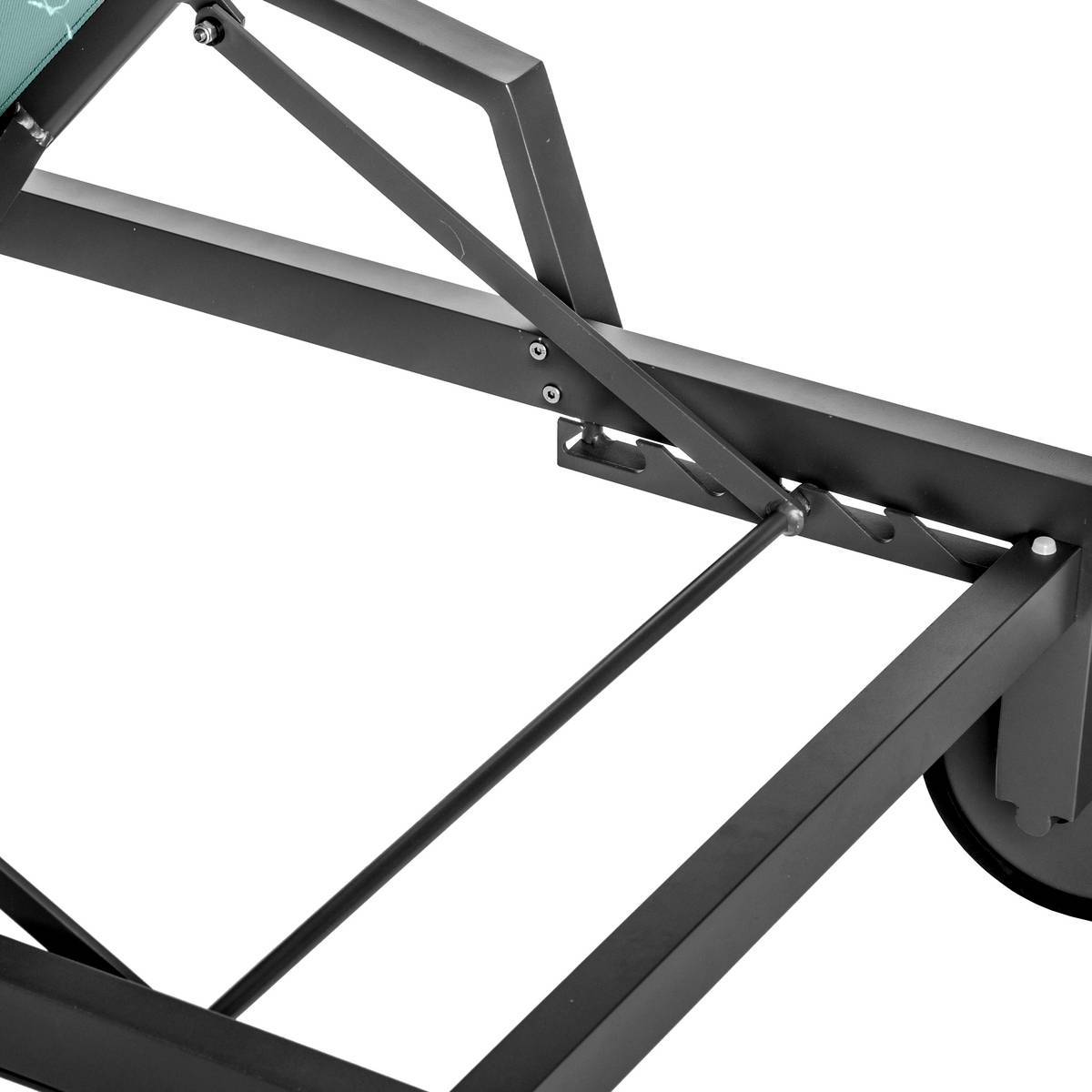 Hesperide - Transat "Ocala" vert jade & graphite 2 roues en aluminium traité époxy Hespéride - Imagen 5