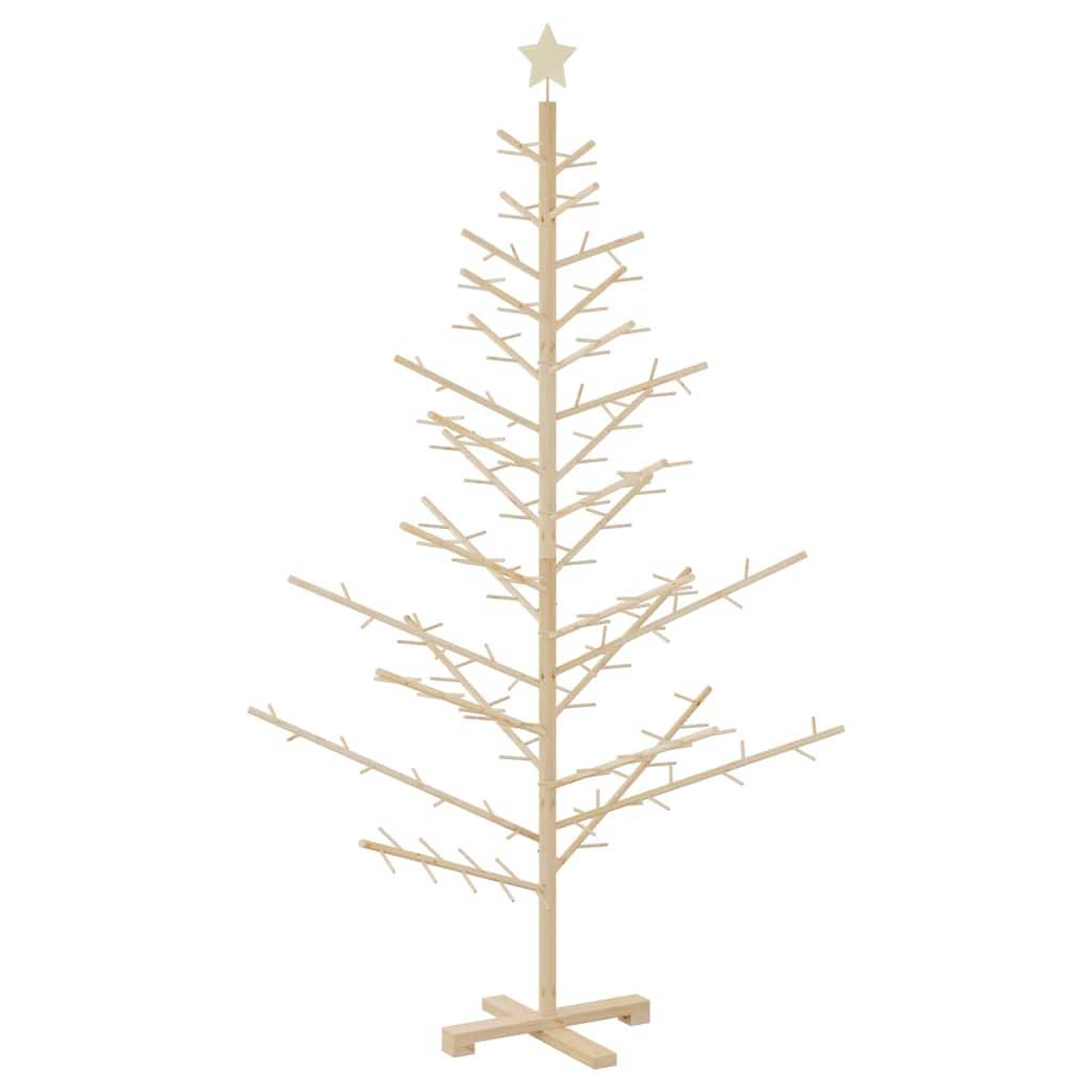 ComfortXL - Sapin de Noël en bois de pin massif Décoration scandinave Naturel 180 cm – ComfortXL Outdoor Living - Image 2
