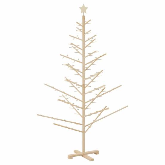 ComfortXL - Sapin de Noël en bois de pin massif Décoration scandinave Naturel 180 cm – ComfortXL Outdoor Living - Image 7