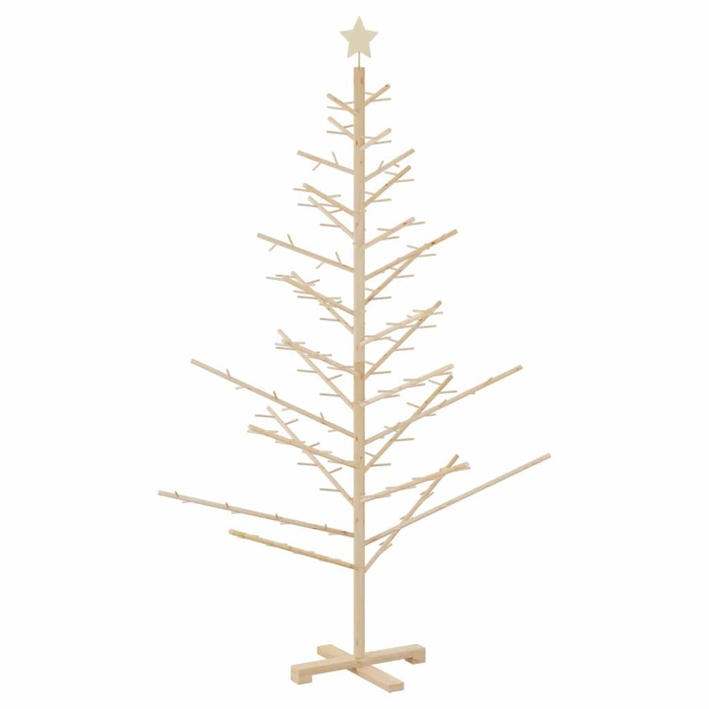ComfortXL - Sapin de Noël en bois de pin massif Décoration scandinave Naturel 180 cm – ComfortXL Outdoor Living - Image 7