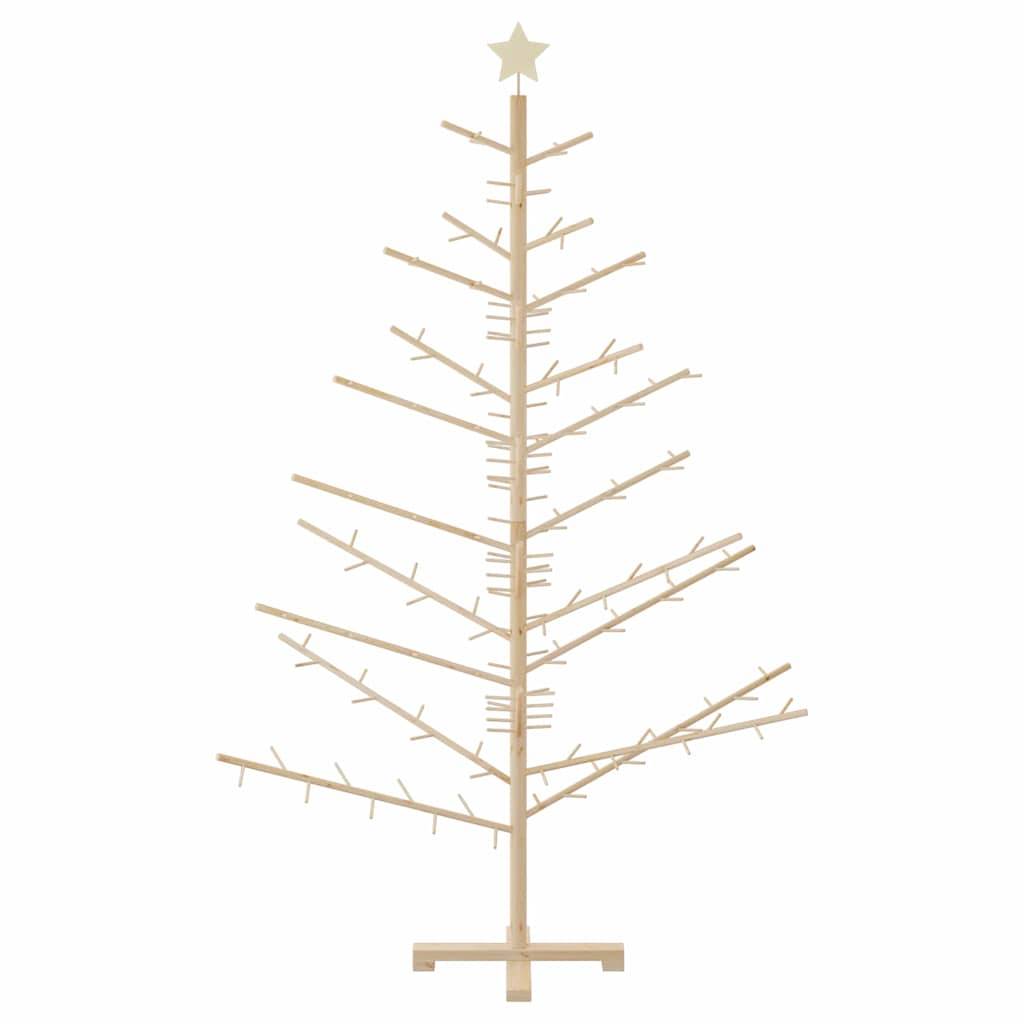 ComfortXL - Sapin de Noël en bois de pin massif Décoration scandinave Naturel 180 cm – ComfortXL Outdoor Living - Image 5