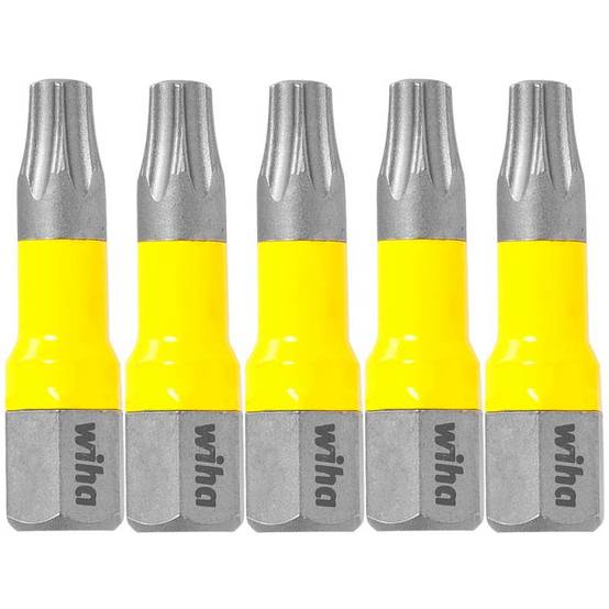 Boîte de 5 embouts 'Y' Torx T15x25 mm WIHA - 41592