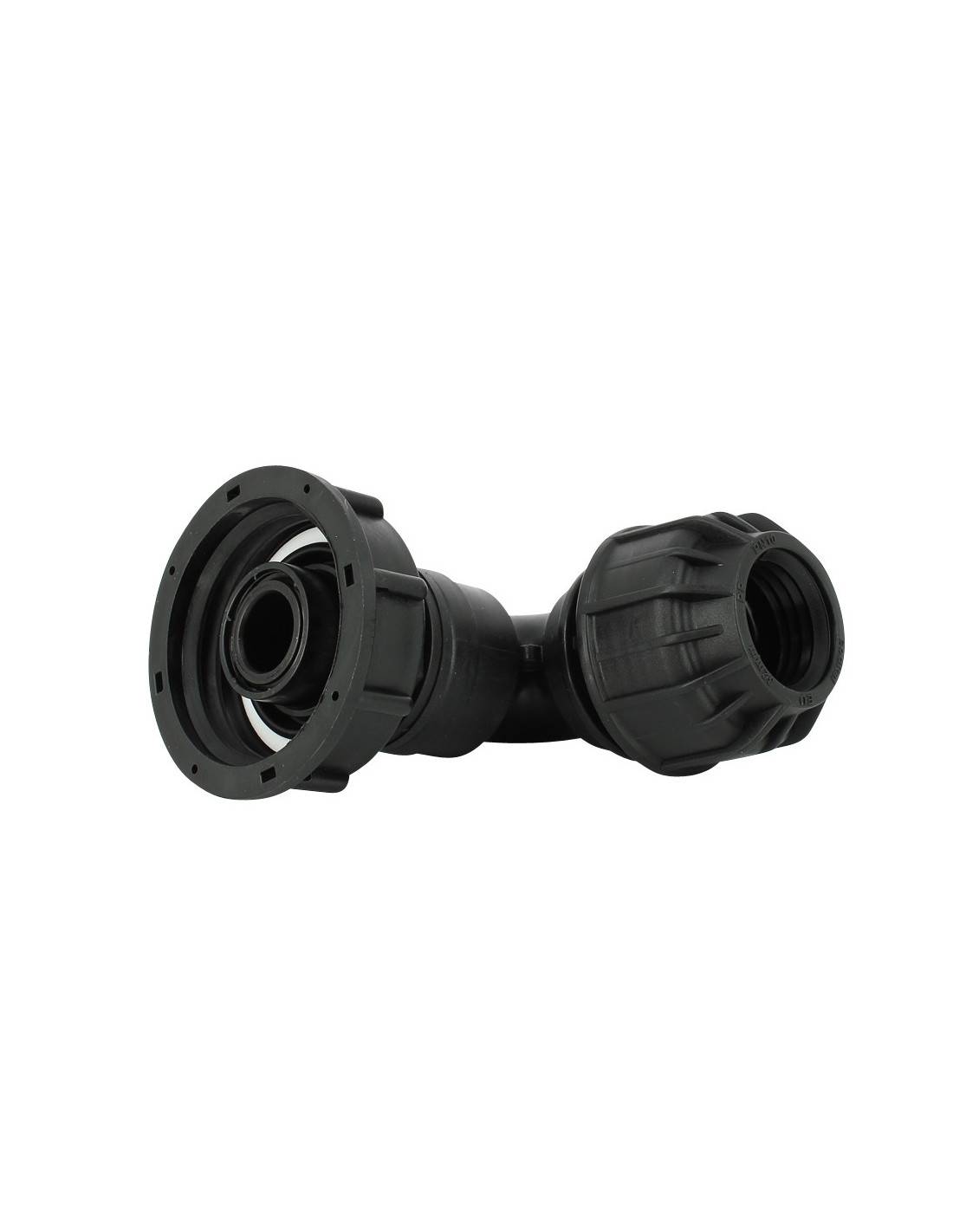 Raccord cuve eau S60X6 - Coudé compression Diamètre 32 mm - Imagen 1