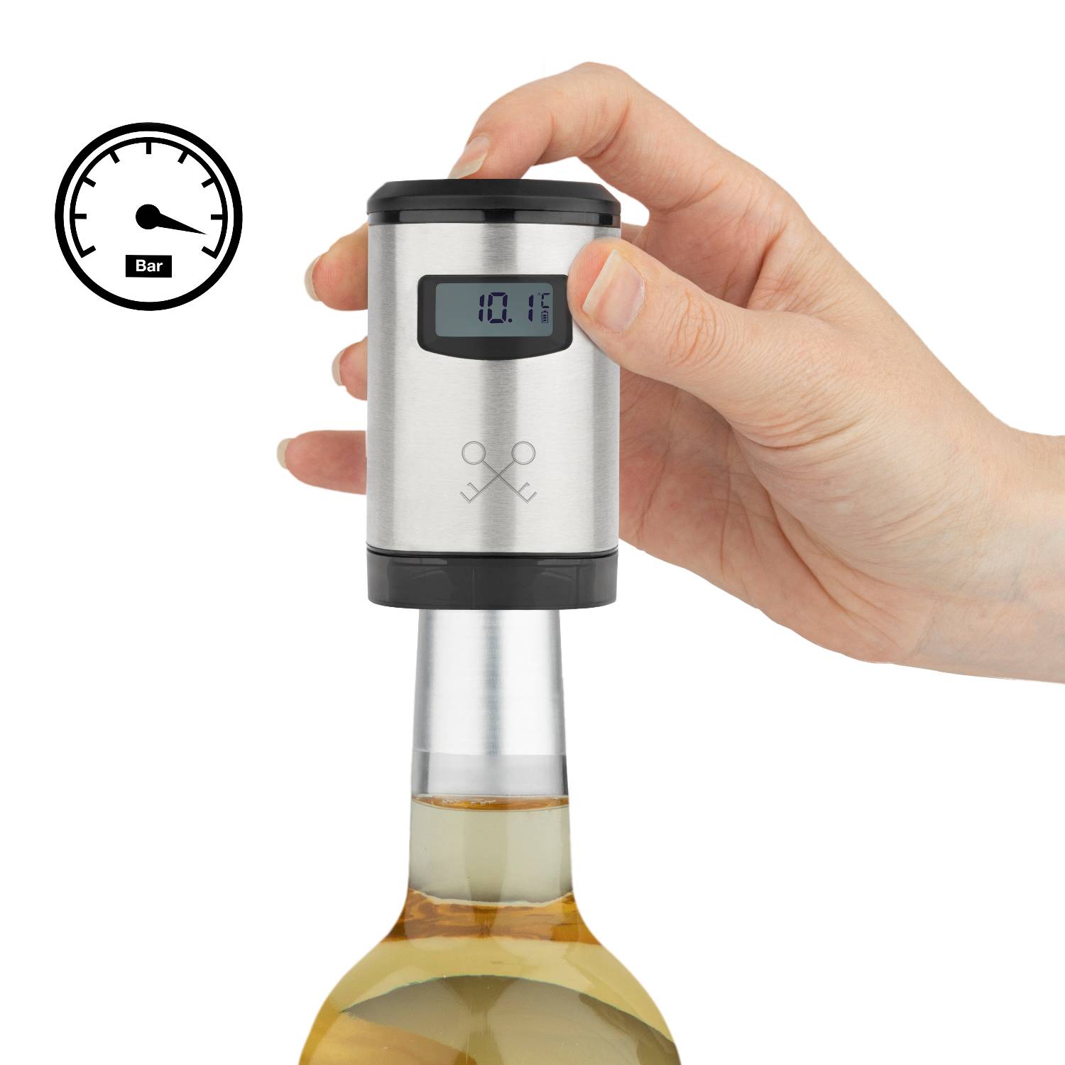 Les Petits Champs - Pompe sous vide électrique pour vin WOM820 - Les Petits Champs - Imagen 4