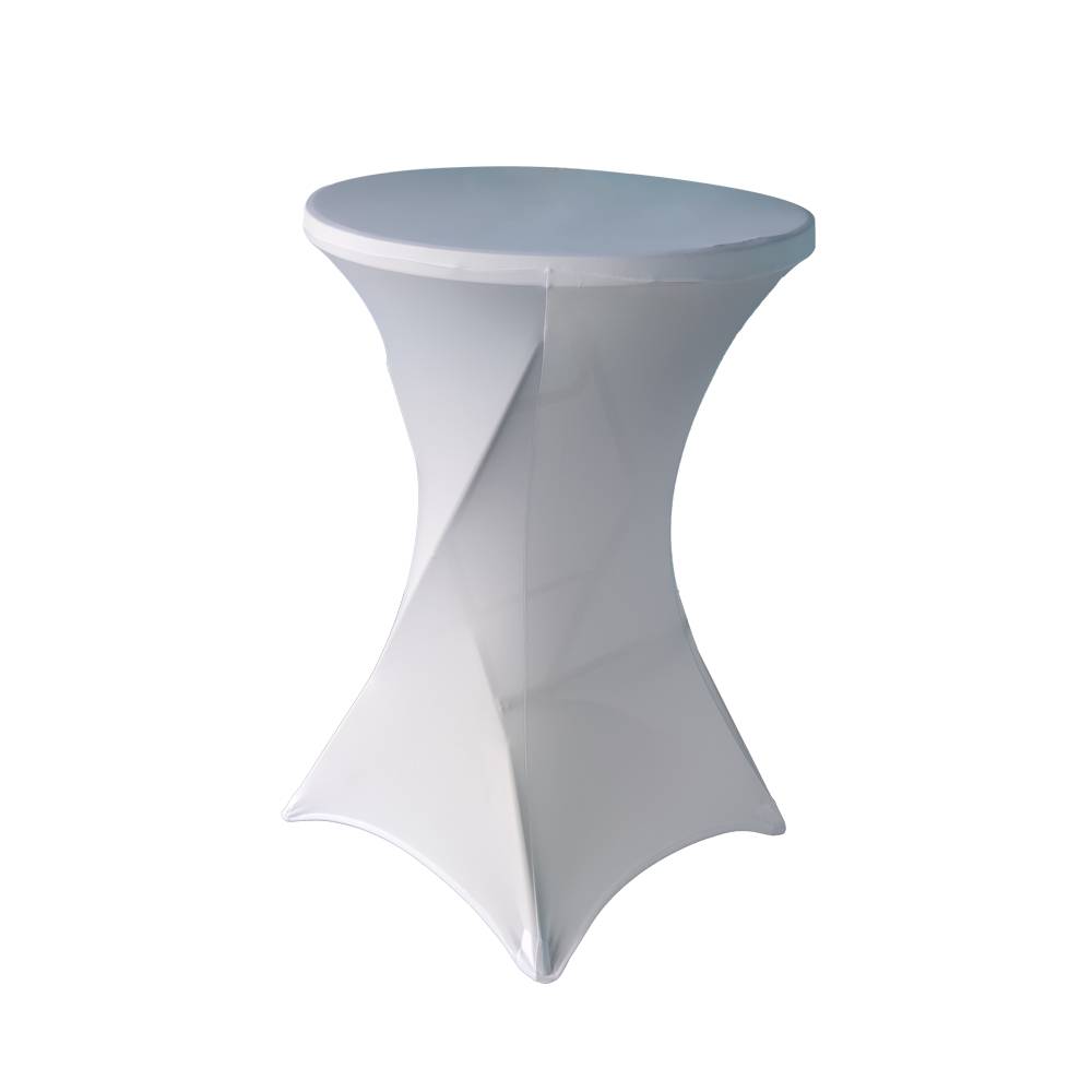 Terre Jardin - Housse extensible pour mange debout Ø81 cm blanc - TERRE JARDIN - Image 1