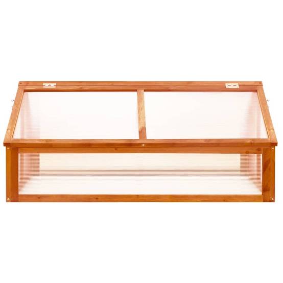 Vidaxl - Serre Marron 114x80x50 cm Bois de sapin vidaXL 316415 - Image 10
