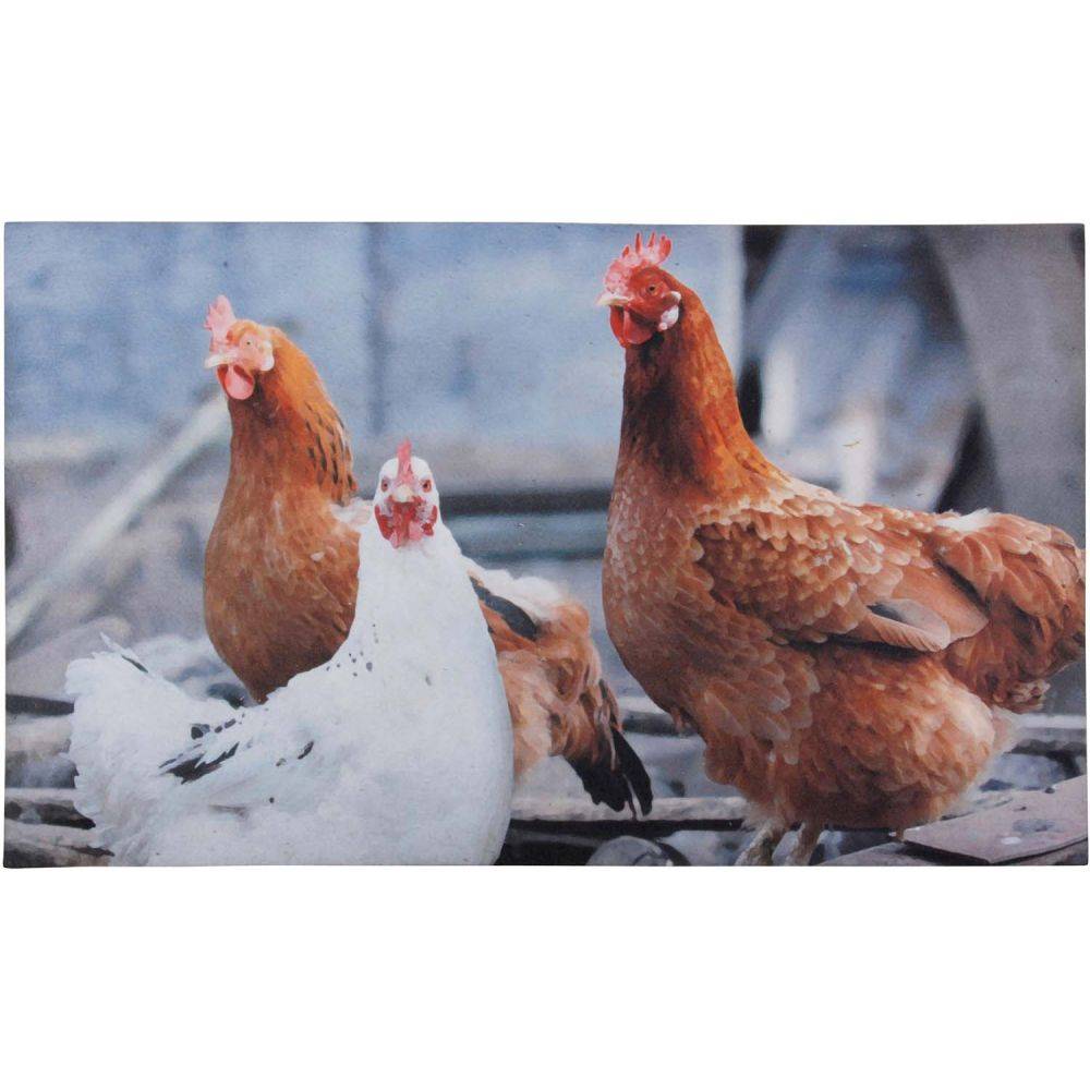 Esschert Design - Tapis fermier Poules 76 x 46 cm - Esschert Design - Imagen 3