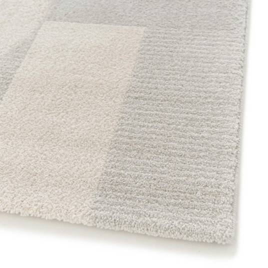 Decoweb - Tapis intérieur géométrique - Bauhaus - Gris et beige naturel - 80 x 150 cm - Decoweb - Imagen 6