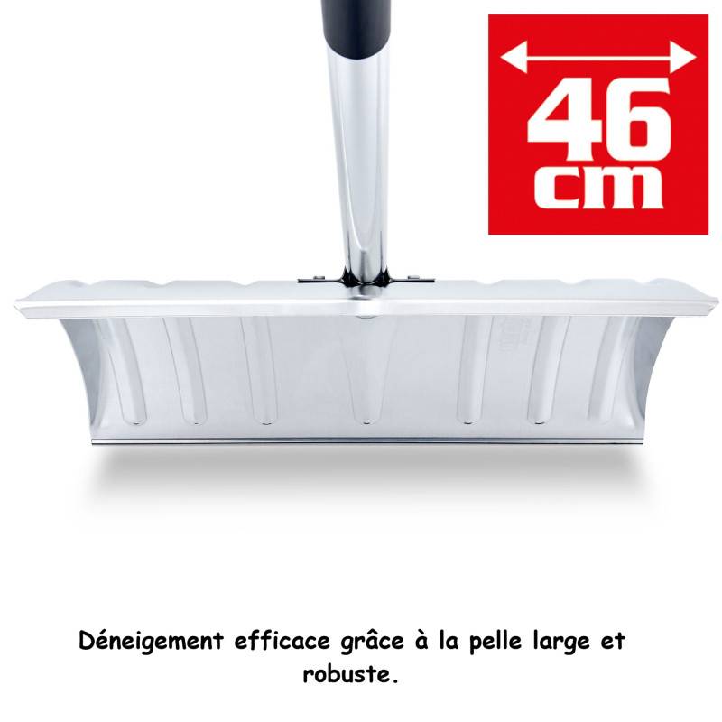 BB Loisir - Pelle à neige en aluminium Largeur 46 cm Pelle de déneigement légère et robuste - Image 5
