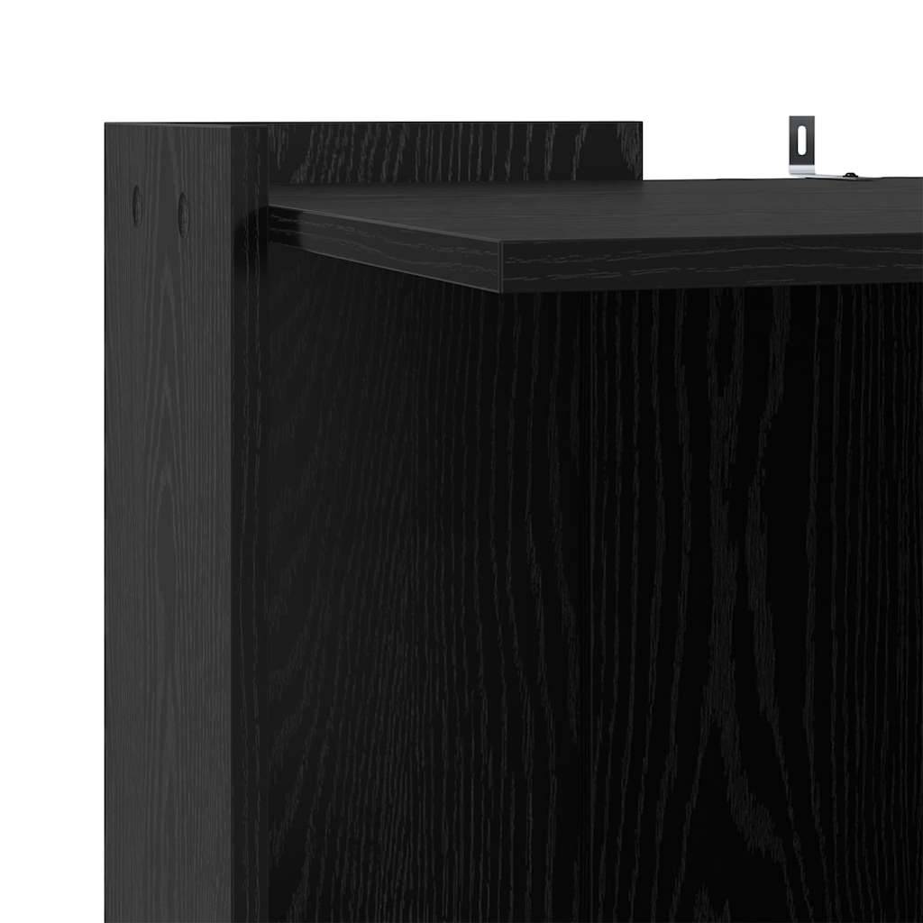 Vidaxl - Enceinte pour bac à litière pour chat Chêne noir vidaXL 884069 - Image 8
