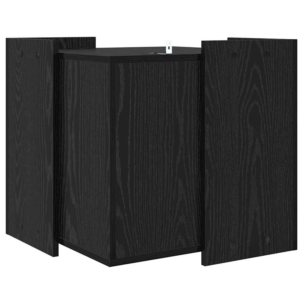 Vidaxl - Enceinte pour bac à litière pour chat Chêne noir vidaXL 884069 - Image 7