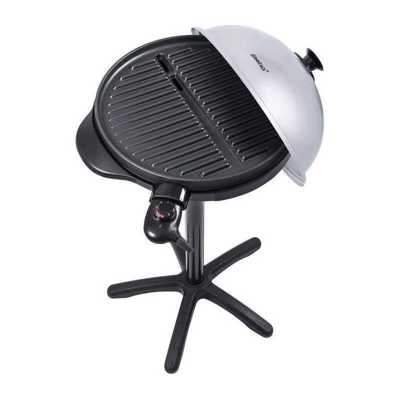 Steba 062500 Vg250 Grill Bbq - 1800 W - Plaque De Cuisson O40 Cm - Noir Et Argent - Imagen 1