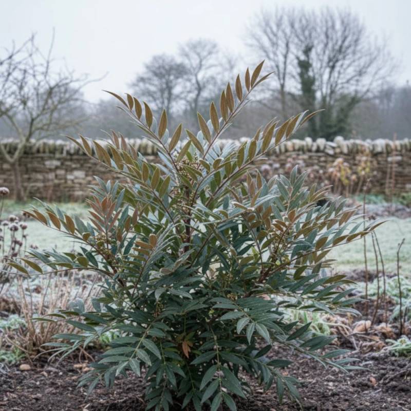 Mahonia à feuilles de houx Sweet Winter à fleurs Jaune/ - feuillage Persistant - Pot de 3L - 20/40 cm - Image 4