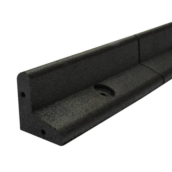 Monstershop - Bordures de Pelouse Flexible 1.2m Noir x 16 - Imagen 3