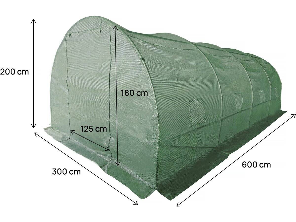 Bâche Pour Serre Tunnel De Jardin "lys" - 18 M² - 130g - Vert -habitat Et Jardin - Image 4