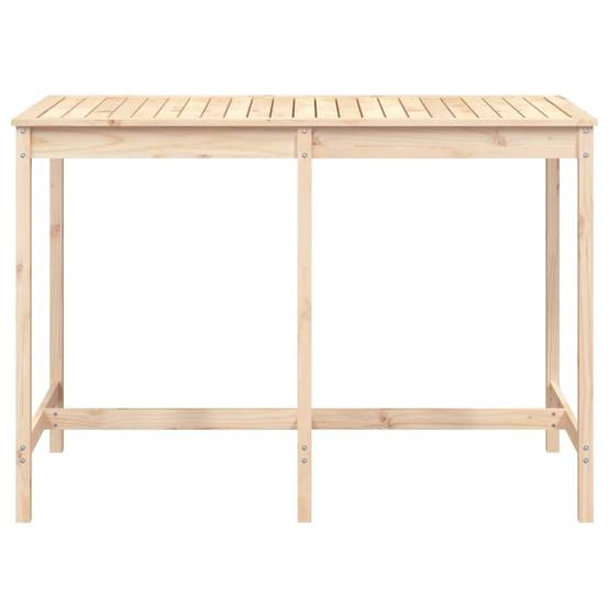 Table de jardin bois massif pin 159,5 x 82,5 x 110 cm - PANGIVO - Image 4