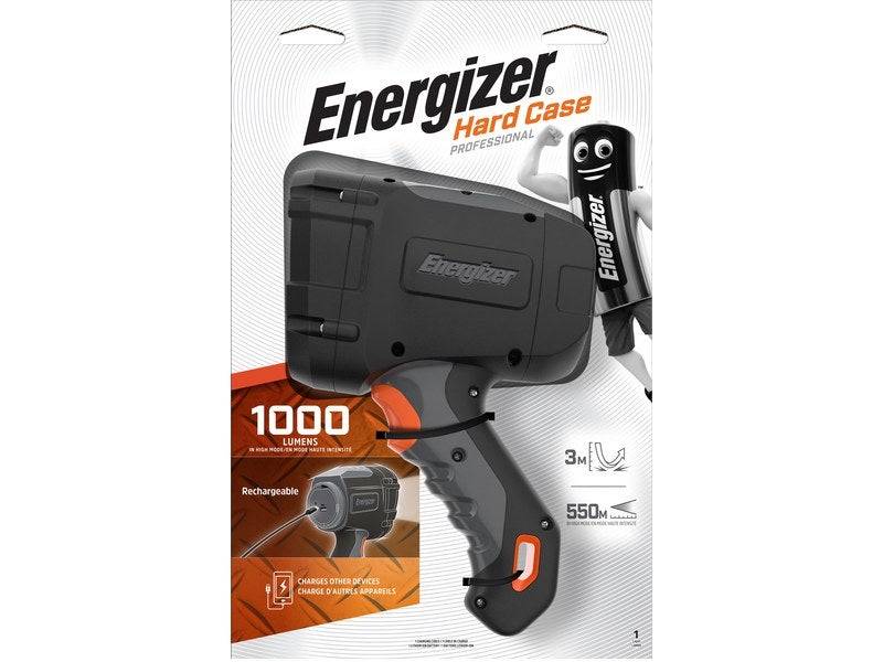 Energizer - Projecteur rechargeable 550 lm 450 m ip43 Hardcase noir ENERGIZER