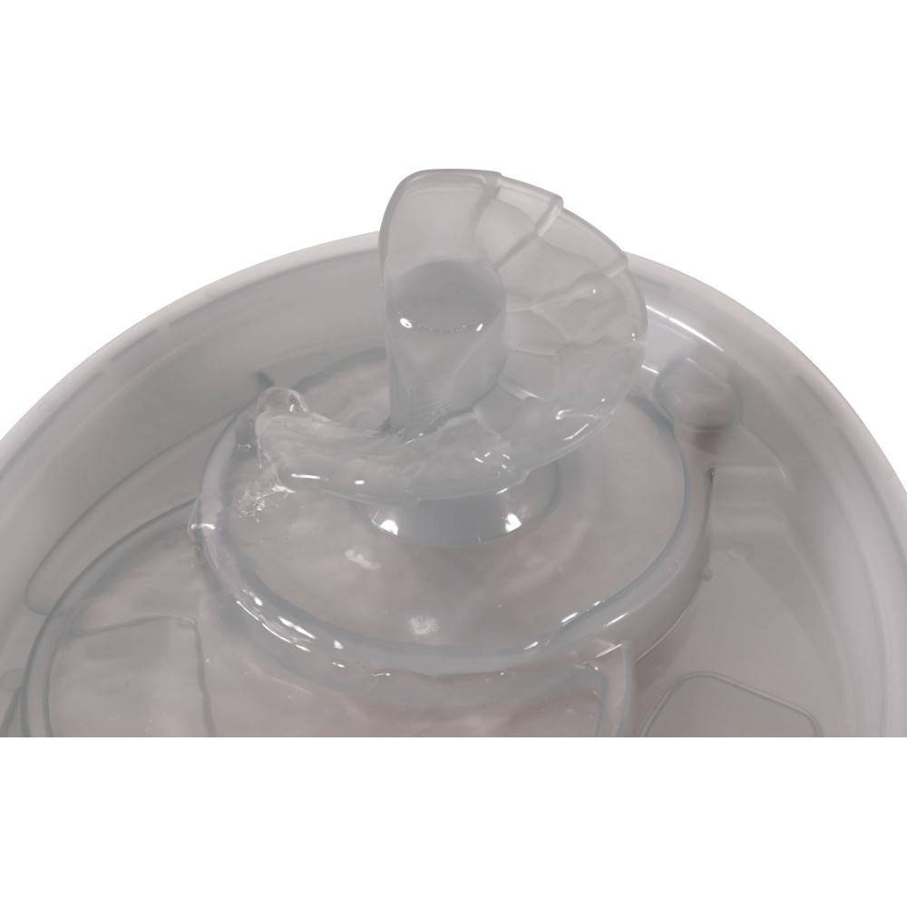 Zolux - Fontaine à eau Calypso 3 litres grise pour chat et chien - Image 3