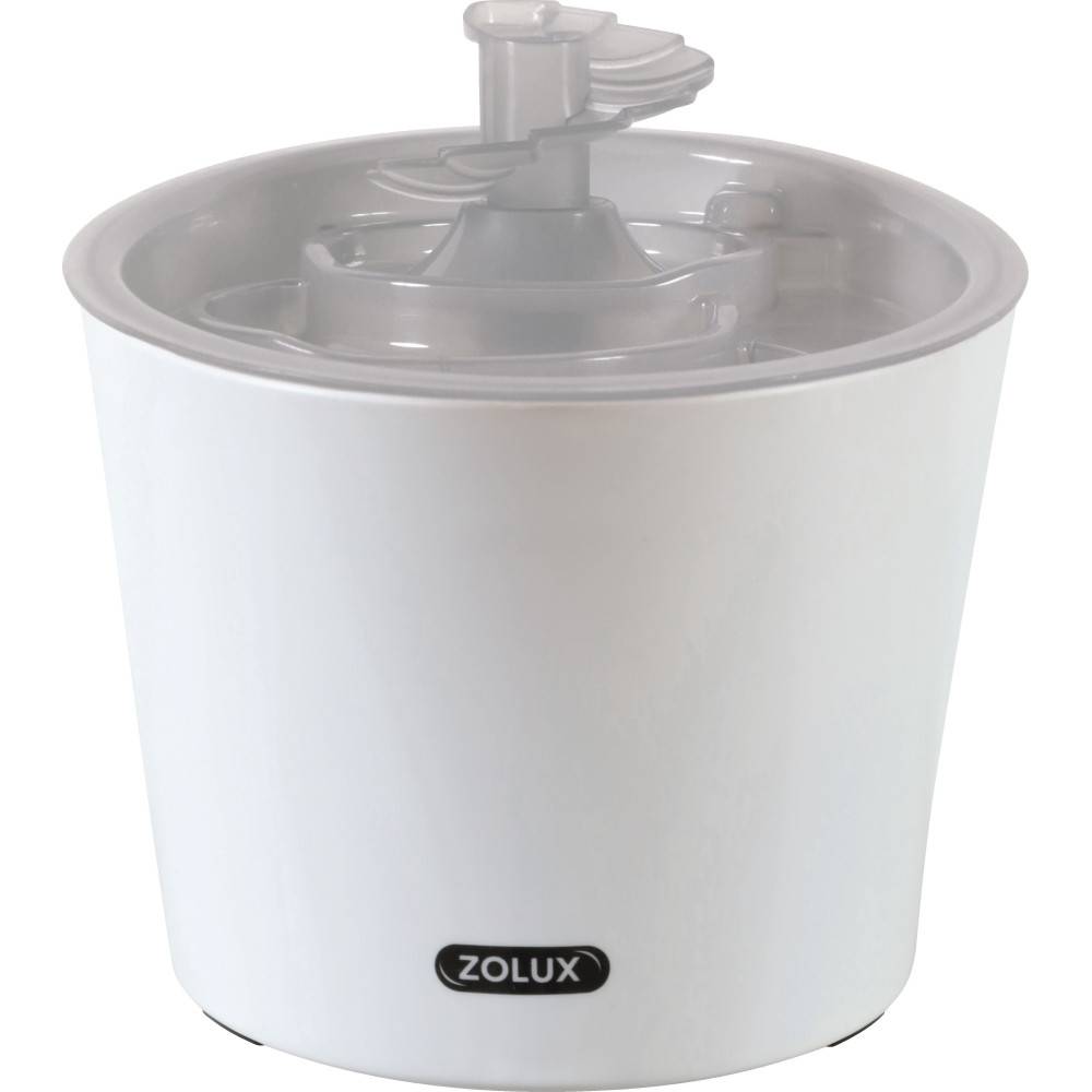 Zolux - Fontaine à eau Calypso 3 litres grise pour chat et chien - Image 2