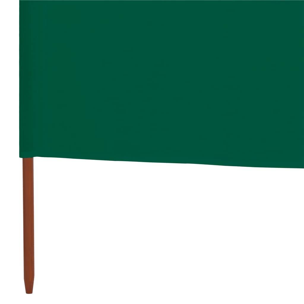 Helloshop26 - Brises-vue paravent 9 panneaux tissu 1200 x 80 cm vert - Imagen 5