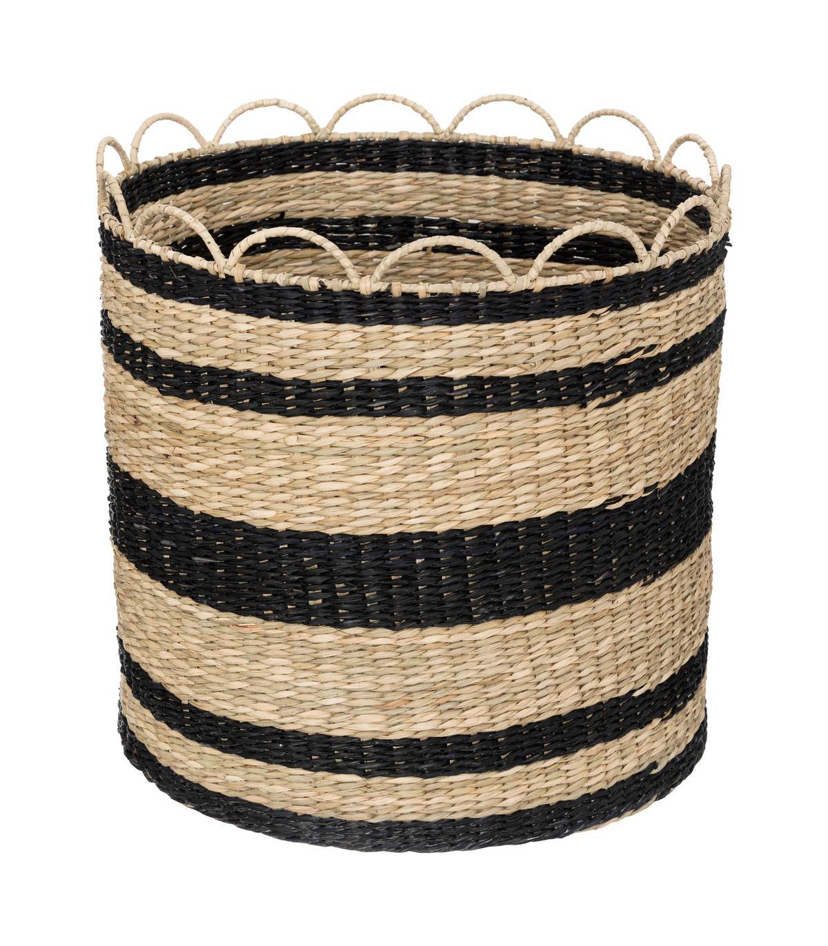 Lot de 2 Paniers de rangement Bicolore D 35 et D 29 cm - Imagen 2